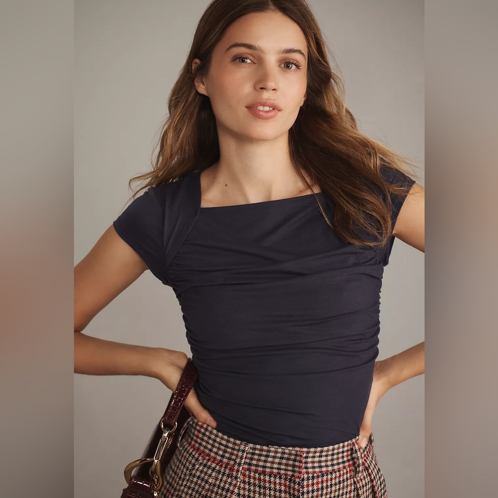 Reformation Addison Knit top Black XS NWT $68